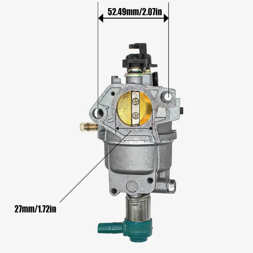 Vista 2 de HUAYI P27-2 Carburador para Honda EM5000SX EB5000 EM6500SX EB6500 EW171 EB3500 EB3800X EM3500X EM3500SX EM3800SX EW140 y GX340 GX390 Generador