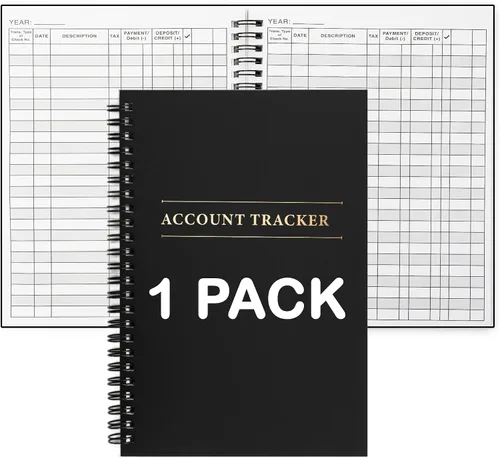 Vista 7 de 1 Paquete de Libros de Contabilidad para Seguimiento del Presupuesto del Hogar, Contabilidad de Negocios - Cuaderno de Seguimiento de Gastos