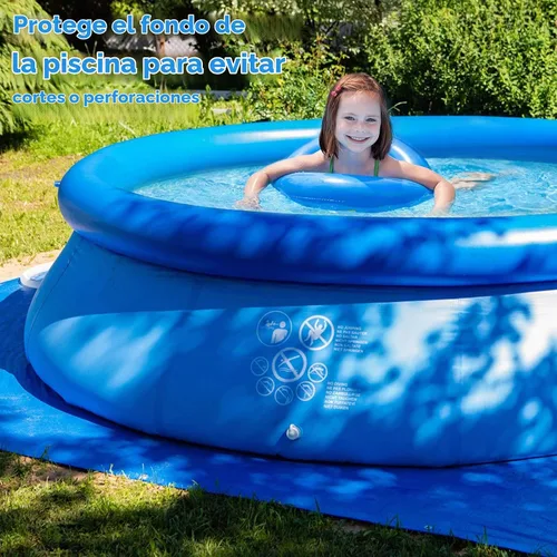 Vista 4 de Aulock Almohadillas de piscina de 16.4 x 16.4 pies para piscina sobre