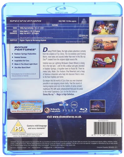 Vista 3 de Cars I and Cars II - Two Movie Bundling Blu-ray