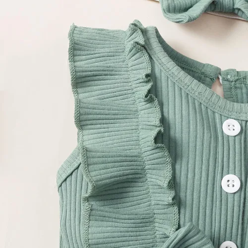 Vista 8 de Mioglrie Ropa de bebé recién nacida, monos de una pieza, ropa de manga corta, ropa de verano para bebé