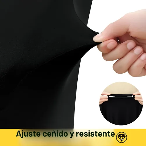Vista 4 de Smiry Mantel de Spandex, Mantel Elástico Ajustable Extensible para Mesas Rectangulares de 6 Pies, Falda Cubierta de Mesa Impermeable y Lavable