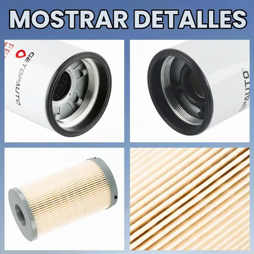 Vista 5 de GETOPAUTO CUMMINS ISX15 KIT DE CAMBIO DE ACEITE LF14000NN, FF5776, K37-1029 Kit de Filtro
