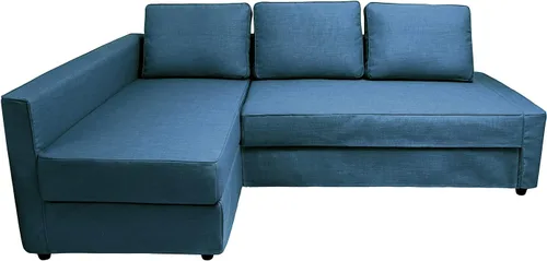 Vista 10 de IKEA Friheten - Funda de sofá cama para sofá cama pequeño, fundas de sofá para sala de estar con cojín y fundas de almohada (S-12, diván derecho)