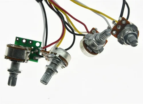 Vista 2 de KAISH Circuit de preamplificador de bajo eléctrico con EQ de 2 bandas activo/pasivo precableado