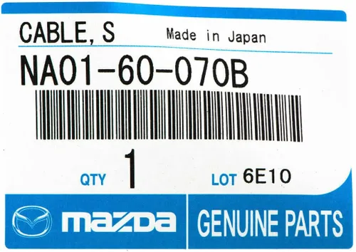 Vista 7 de Cable de velocímetro OEM Mazda Miata MX-5 M/T Manual Trans NA01-60-070B