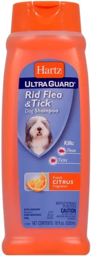 Vista 7 de Shampoo para perros Hartz UltraGuard contra pulgas y garrapatas con avena, botella de 18 onzas