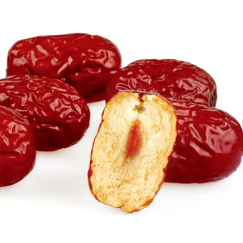 Vista 2 de Dátiles de azufaifo seco 17.6oz/500g, delicioso dátiles rojos,Bocadillos saludables de frutas secas