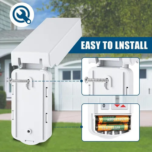Vista 6 de Teclado universal para puerta de garaje, para Genie Overhead Liftmaster Chamberlain Craftsman Wayne Teclado de puerta de garaje 877MAX 377LM 877LM