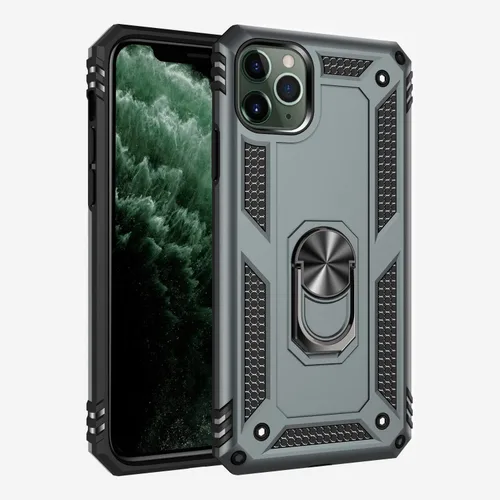 Vista 8 de MXX Funda hecha para iPhone 11 Pro Max, de grado militar, a prueba de golpes, funda resistente de doble capa de PC/TPU