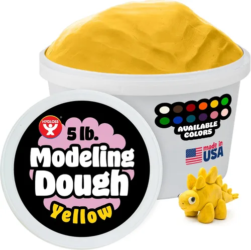 Vista 35 de Hygloss Masa de Modelado para Niños – Masa Sensorial Segura y No Tóxica para Artes y Manualidades – Tubo de 1.4 kg – Arcilla de Juego