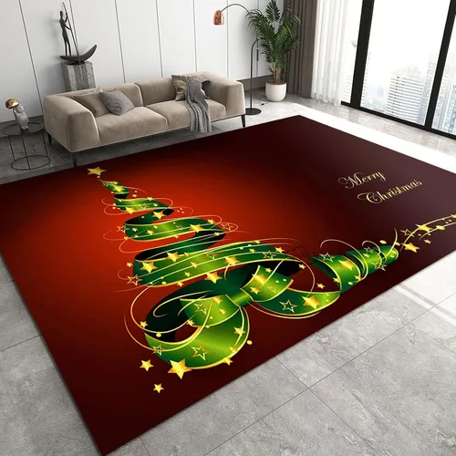 Vista 13 de Alfombra minimalista de lujo con diseño geométrico para sala de estar, alfombra moderna con estampado de mármol rosa dorado, alfombra rectangular