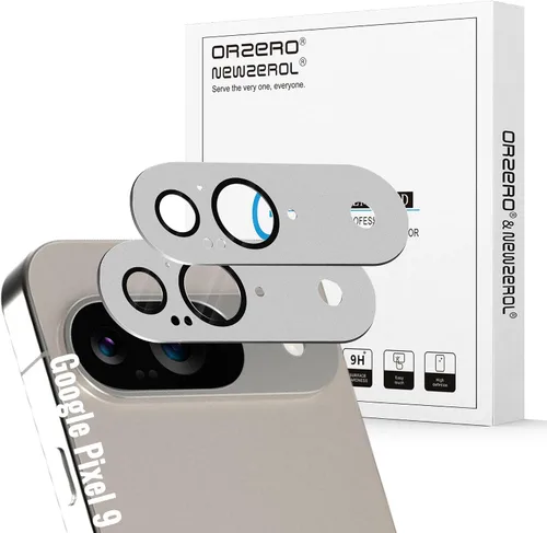 Vista 44 de Orzero Paquete de 2 protectores de lente de cámara compatibles con Google Pixel 9 Pro XL, protector de cámara de metal y vidrio de alta calidad