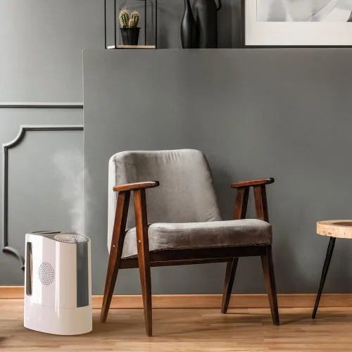 Vista 2 de Vornado Humidificador ultrasónico UH100 con humidificación asistida por ventilador