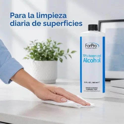 Vista 3 de ForPro Professional Collection - Alcohol isopropílico al 70%, alcohol concentrado puro sin adulterar, 32 onzas fluidas