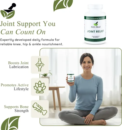 Vista 2 de M.D. Joint - Suplemento formulado por expertos - Suplementos articulares para mujeres y hombres, rodillas, caderas, tobillos, colágeno, hidrolizado