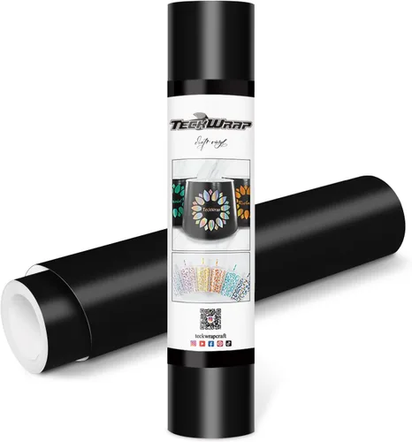 Vista 13 de TECKWRAP - Vinilo adhesivo permanente para manualidades 12 pulgadas x 10 pies Blanco mate