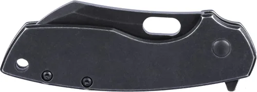 Vista 3 de CRKT Pilar II Cuchillo de Bolsillo Plegable Grande EDC: Portación Diaria, Hoja Negra, Apertura con Aleta, Seguro de Marco, Mango de Acero
