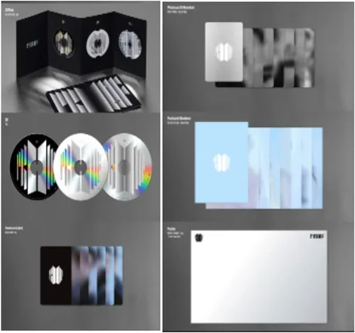 Vista 3 de Weverse Compra [Set] Álbum de antología BTS - Prueba estándar + edición compacta