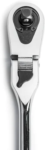 Vista 7 de GEARWRENCH - Juego de trinquetes de lágrima, cabezal flexible con bloqueo, 84 dientes, 2 unidades, 81274A-07