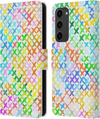 Vista 139 de Head Case Designs Officially Licensed Ninola Brushstrokes Multi Colorful Leather Wallet Case Compatible with Samsung Galaxy A07 4G