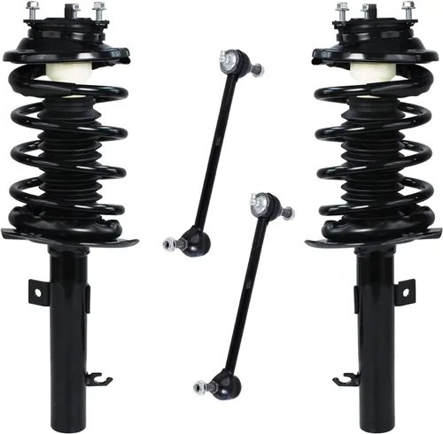Vista 48 de Detroit Axle - Kit de 4 piezas de puntales delanteros para Toyota Highlander 2001 2002 2003, enlaces de barra antivuelco estabilizadores y puntales