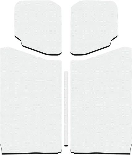 Vista 10 de Design Engineering 050136 Boom Mat - Techo interior reductor de ruido blanco compatible con Jeep Wrangler de 2 puertas (2007-2010)