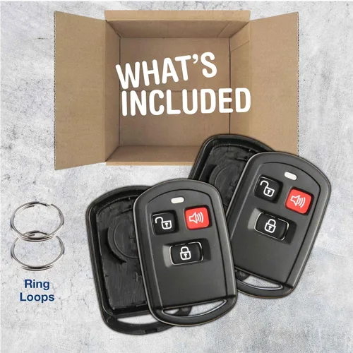 Vista 3 de KeylessOption Funda de piel para Hyundai Kia con mando a distancia sin llave, 2