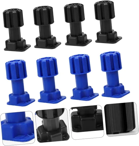 Vista 5 de OSALADI Patas de sofá ajustables para gabinete, patas de sofá, patas de mesa de metal, patas de silla, patas ajustables para muebles, almohadillas
