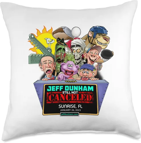 Vista 5 de JEFF DUNHAM Sunrise, FL (2023) - Almohada de 16 x 16 pulgadas, multicolor