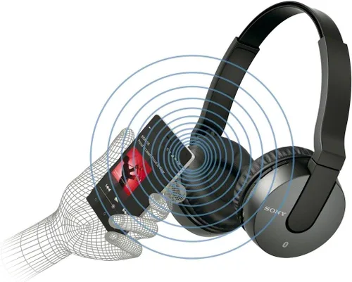 Vista 5 de Sony MDRZX550BN Bluetooth y auriculares con cancelación de ruido (negro)