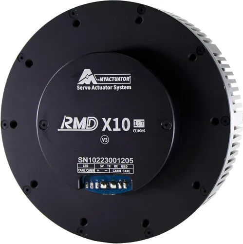 Vista 4 de MyActuator Sistema de servo actuador RMD-X10-P7-40-C-N Motor servo CC sin escobillas Codificador dual con controlador MCX500 de alto par para robot