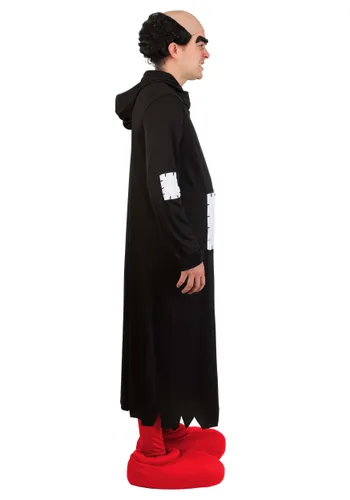 Vista 4 de Disfraz de Hombre Gargamel para Adultos de Los Pitufos Multicolor