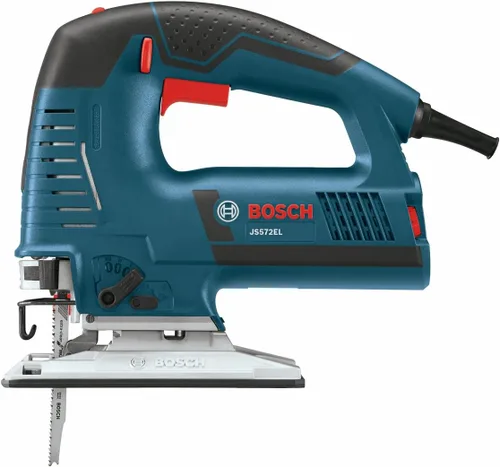Vista 3 de Bosch Power Tools JS572EK - Kit de sierra de calar con mango superior de velocidad variable con cable de 7.2 amperios con cuchillas surtidas