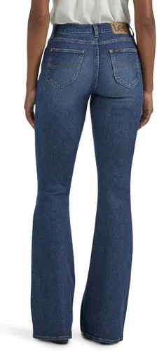 Vista 3 de Lee Jeans acampanados de tiro medio legendario para mujer