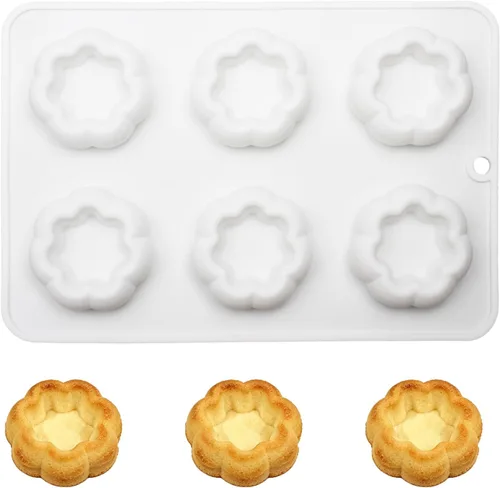 Vista 17 de Moldes de hojas de silicona, moldes de mousse en forma de hojas de 6 cavidades para chocolate, dulces, pudín, mousse, pasteles, decoración