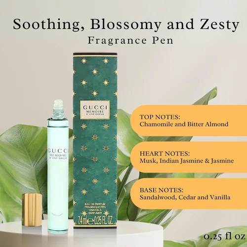 Vista 2 de Gucci Memoire D'une Odeur Perfume para mujeres y hombres Mini EDP 0.25 onzas