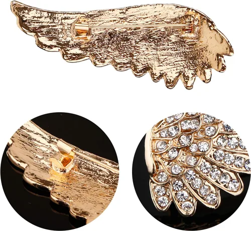 Vista 3 de Broche de diamantes de perlas para vestido de suéter, bufanda de fiesta, decoración de fiesta de boda, regalo de cumpleaños y Navidad