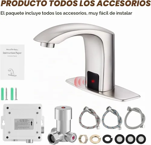 Vista 6 de Llave automática, Plateado, FN0102N Cepillo de níquel