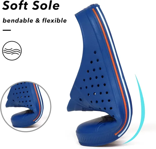 Vista 5 de SAGUARO Zuecos de jardín para hombre y mujer, zapatos casuales unisex de secado rápido, sandalias de verano antideslizantes para playa