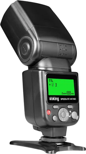 Vista 4 de VK750II TTL Flash Speedlite con pantalla LCD para cámara réflex