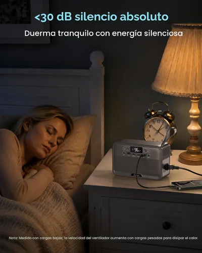 Vista 7 de DARAN Estación de energía portátil R200 192Wh, fuente de alimentación Gris