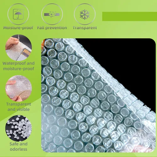 Vista 5 de Bolsas de burbujas High-PQ, Bolsas de burbujas transparentes no autoadhesivas con acolchado de doble pared, ideales para embalaje, envío