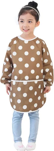 Vista 18 de Plie Kids Waterproof Art Smock – Long Sleeve Apron for Painting, Baking, Sensory Play (Ages 1–10)