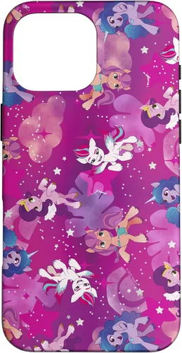 Vista 19 de My Little Pony: Una nueva generación Pink Group Pony Pattern V3 Funda para iPhone 17