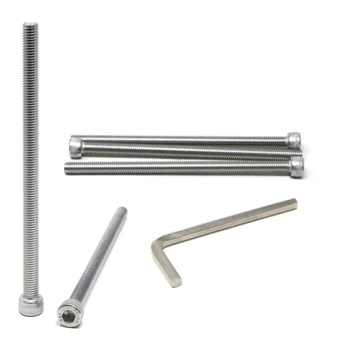 Vista 146 de iexcell Kit de tornillos de cabeza hexagonal de acero inoxidable 304, 100 unidades M2 x 0.157 in, paso de rosca de 0.016 in