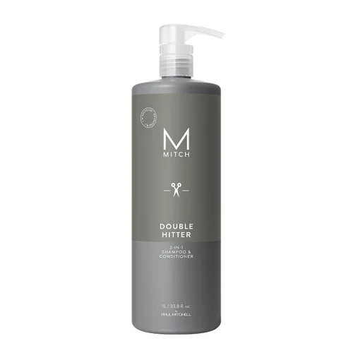 Vista 9 de MITCH by Paul Mitchell Double Hitter Champú y acondicionador 2 en 1 para hombres, para todo tipo de cabello