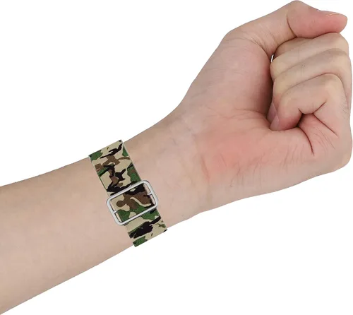 Vista 9 de FitTurn Bandas elásticas compatibles con Amazfit Bip 3 pro/Bip 3/GTS 4 4mini/ GTS 3/GTS 2/GTS 2e/GTS 2 Mini Watch de repuesto de 0.787 pulgadas