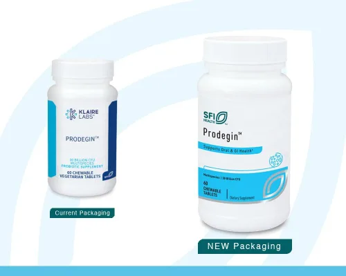 Vista 2 de Klaire Labs SFI Health Prodegin - Probiótico masticable – Apoyo para la salud oral 30 mil millones de UFC mezcla con L. salivarius para hombres