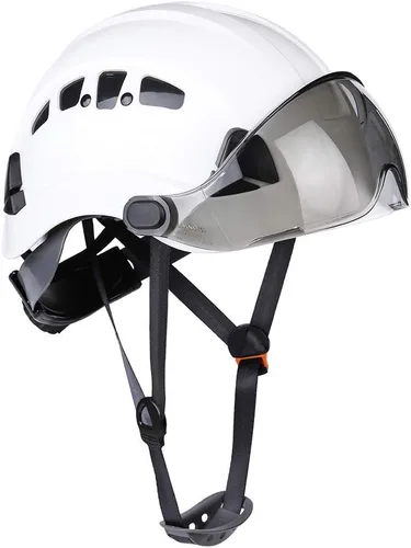 Vista 19 de Casco de seguridad – Casco aprobado por ANSI Z89.1 ajustable – Suspensión de trinquete de 6 puntos y cascos OSHA